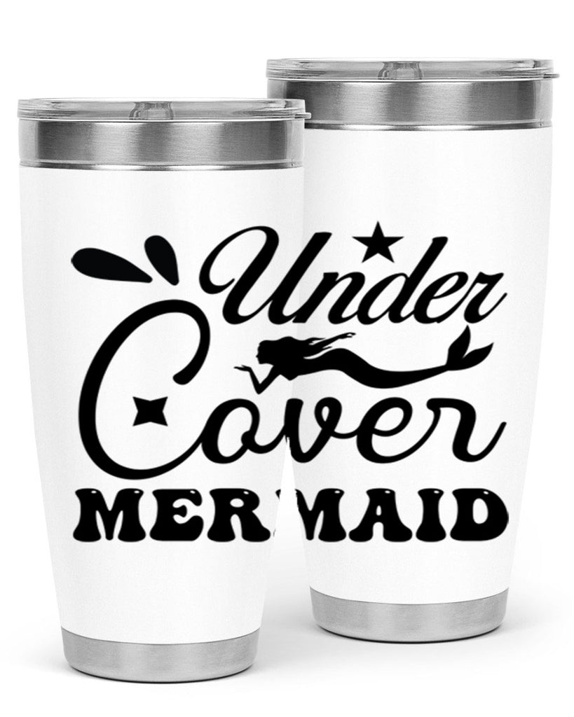 Under cover mermaid 646#- mermaid- Tumbler