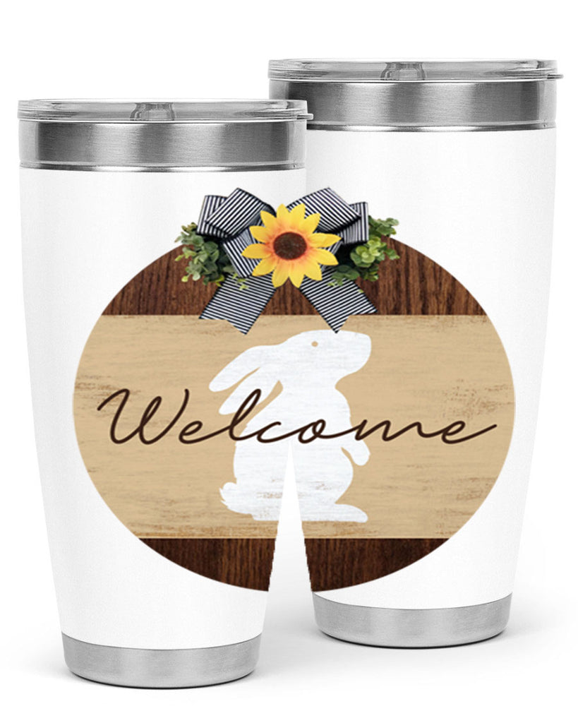 Welcome Bunny Mockup568#- spring- Tumbler