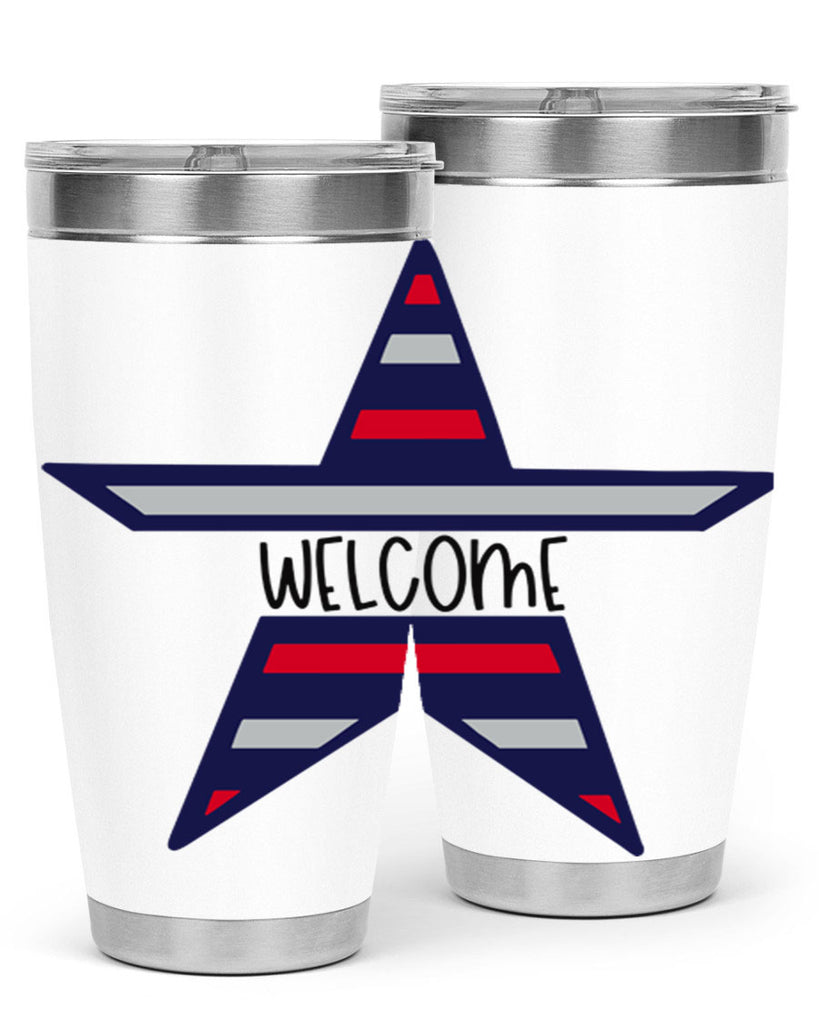 Welcome Style 186#- Fourt Of July- Tumbler
