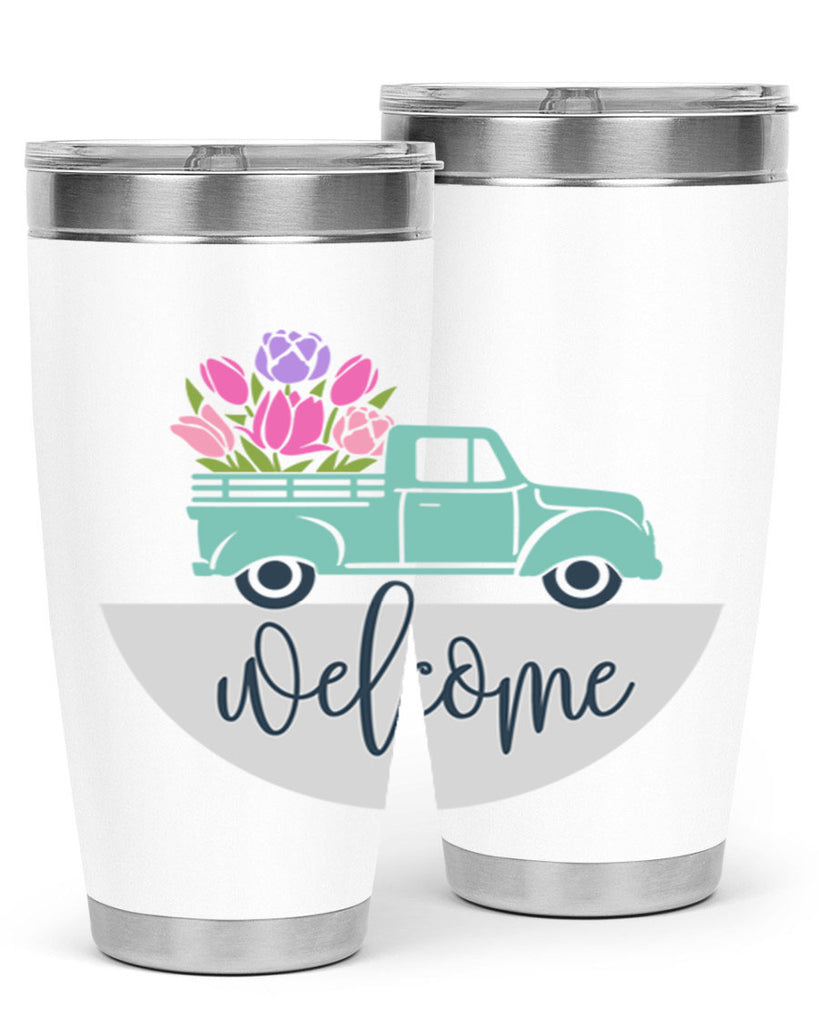 Welcome spring truck579#- spring- Tumbler