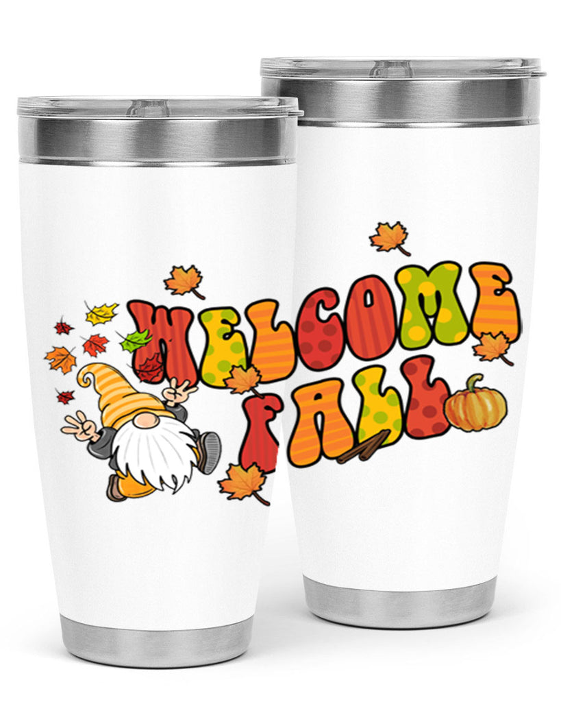 WelcomeFallGnome 637#- fall- Tumbler