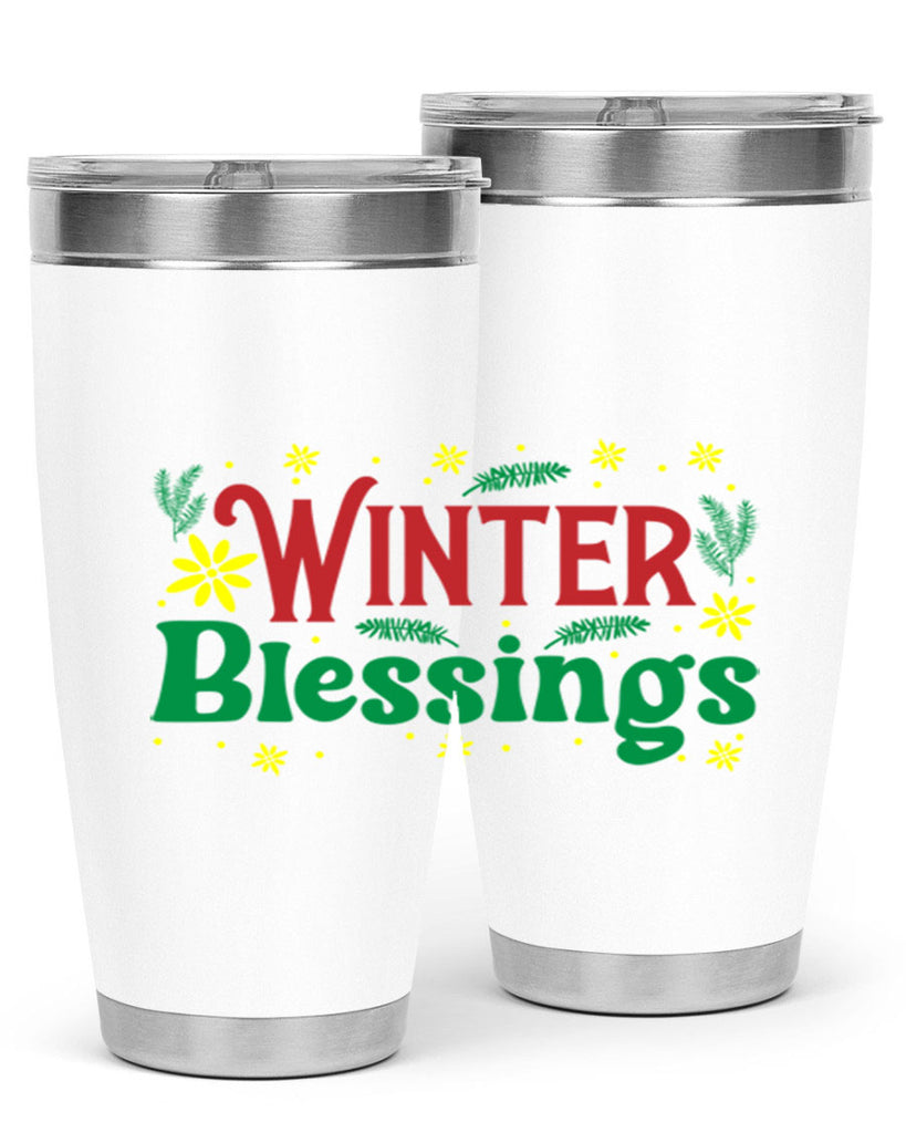 Winter Blessings 548#- winter- Tumbler