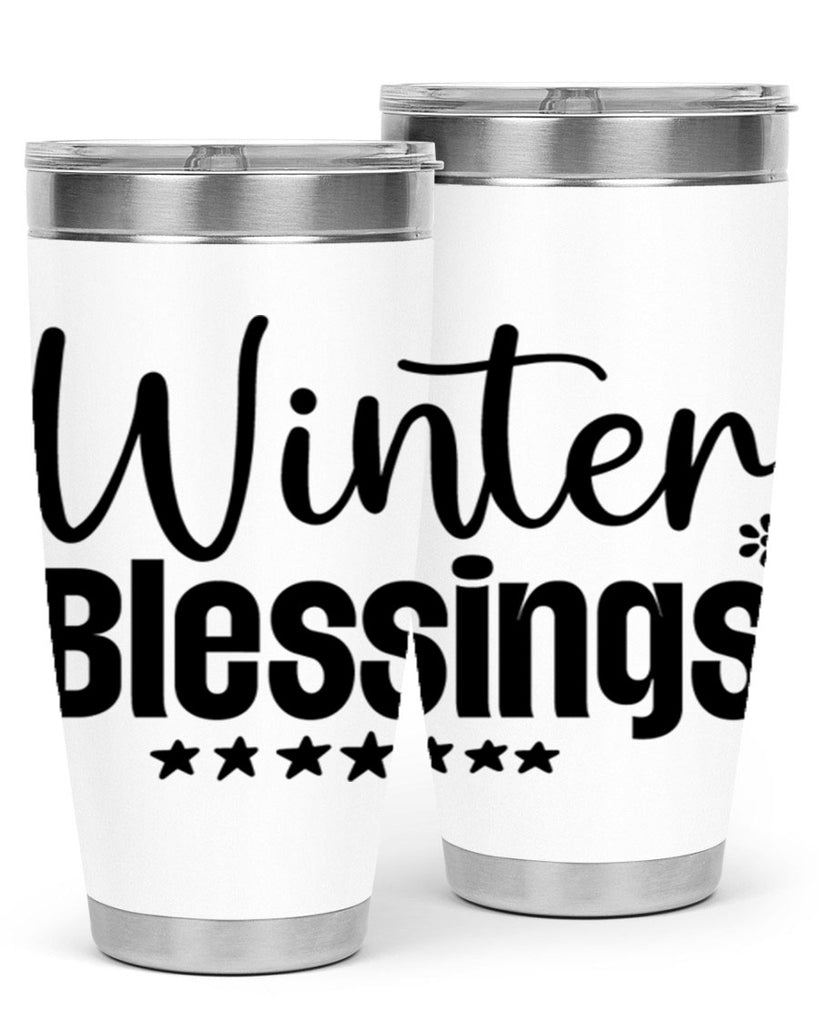 Winter Blessings497#- winter- Tumbler