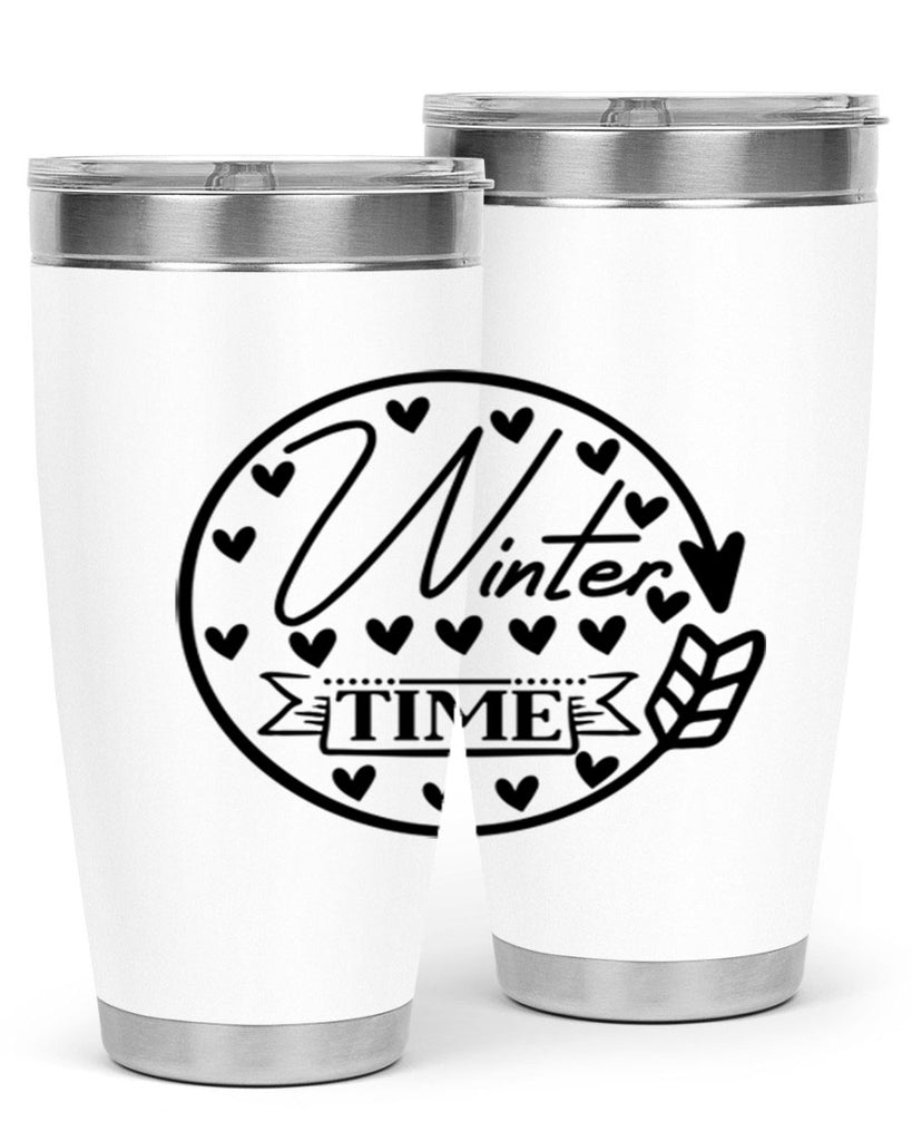 Winter Time 527#- winter- Tumbler