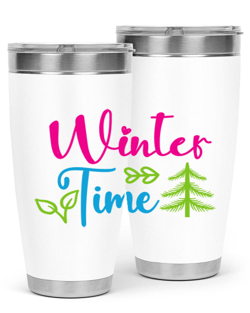 Winter Time 528#- winter- Tumbler