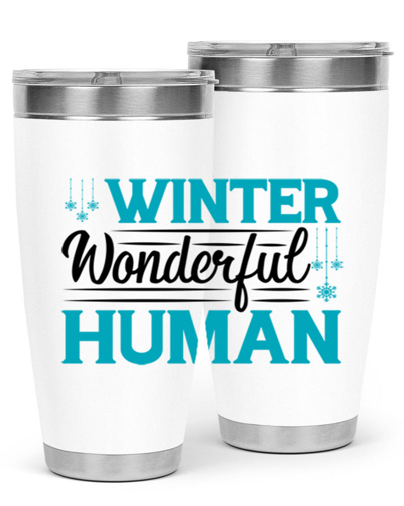 Winter Wonderful Time 569#- winter- Tumbler