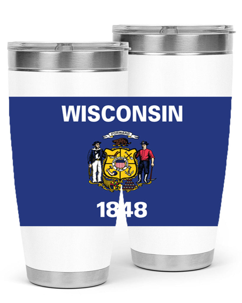 Wisconsin 2#- stateflags- Tumbler