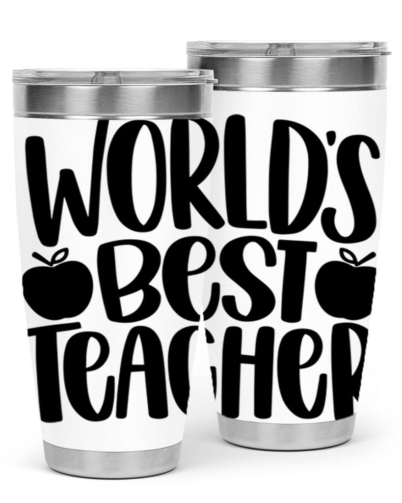 Worlds Best Teacher Style 28#- teacher- tumbler