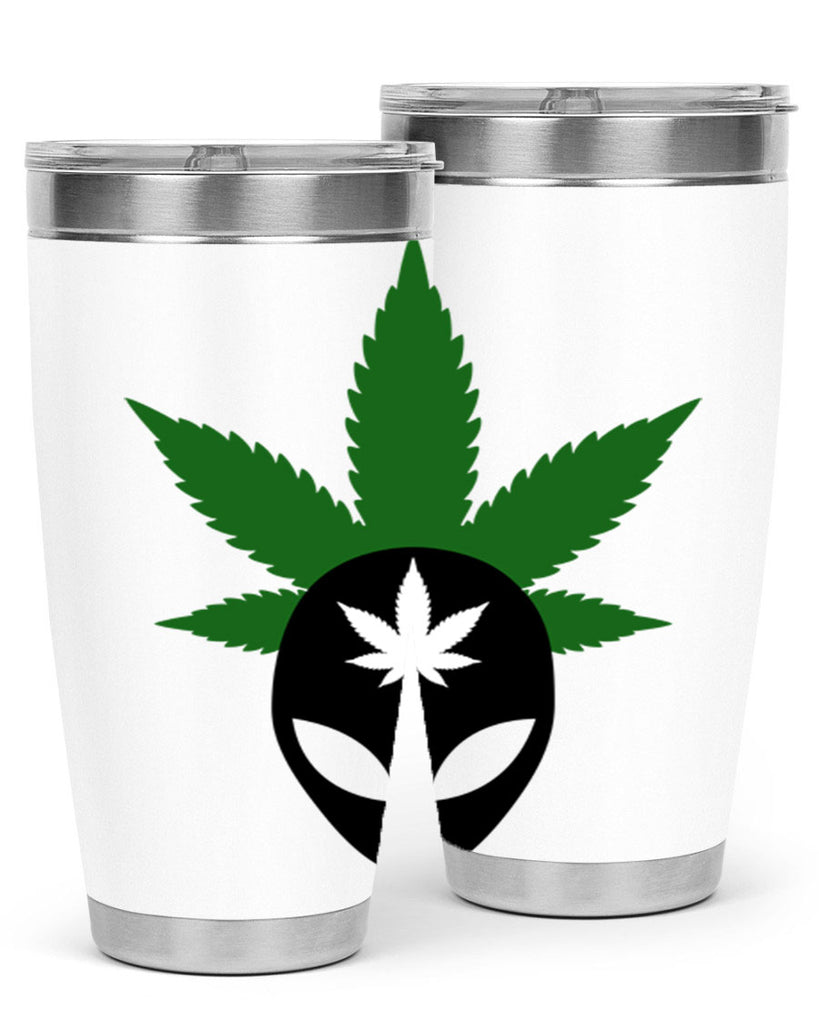 alien cannabis 11#- marijuana- Tumbler