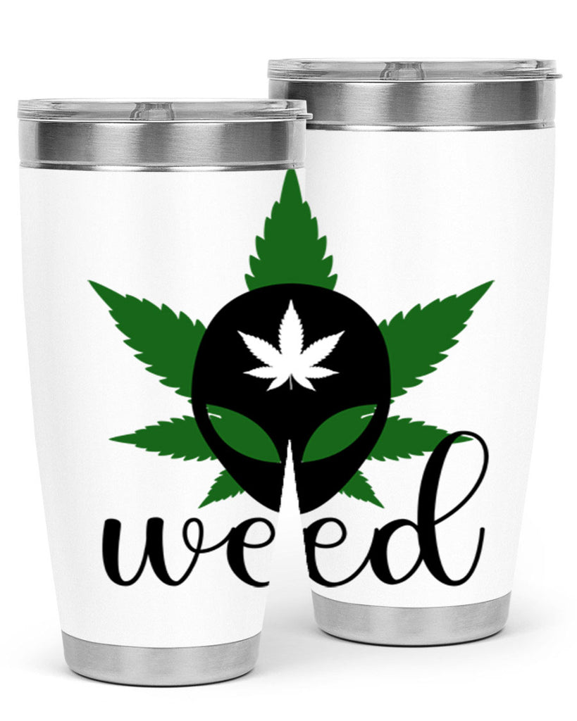 alien weed 12#- marijuana- Tumbler