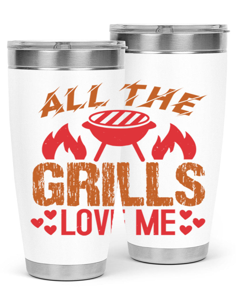 all the grills love me 50#- bbq- Tumbler