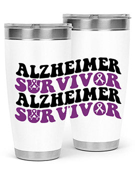 alzheimer survivor 9#- alzheimers- Tumbler