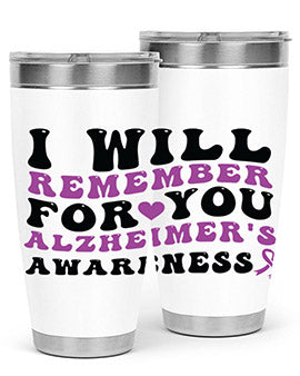 alzheimers awareness style 108#- alzheimers- Tumbler