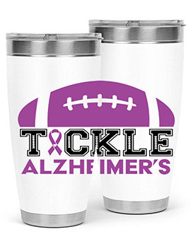 alzheimers awareness style 110#- alzheimers- Tumbler