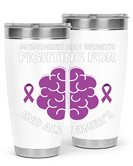 alzheimers awareness style 34#- alzheimers- Tumbler