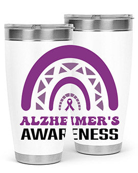 alzheimers awareness style 42#- alzheimers- Tumbler