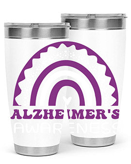 alzheimers awareness style 46#- alzheimers- Tumbler