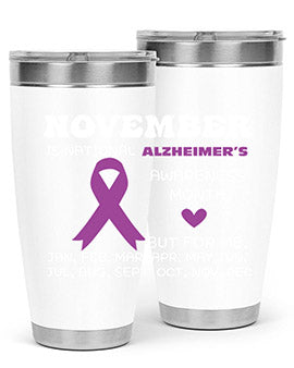 alzheimers awareness style 51#- alzheimers- Tumbler