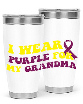 alzheimers awareness style 62#- alzheimers- Tumbler