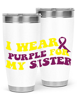 alzheimers awareness style 80#- alzheimers- Tumbler