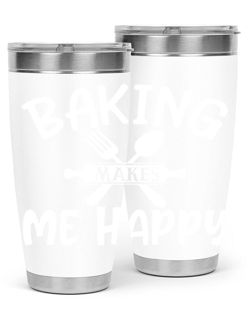 baking makes me happy 54#- kitchen- Tumbler