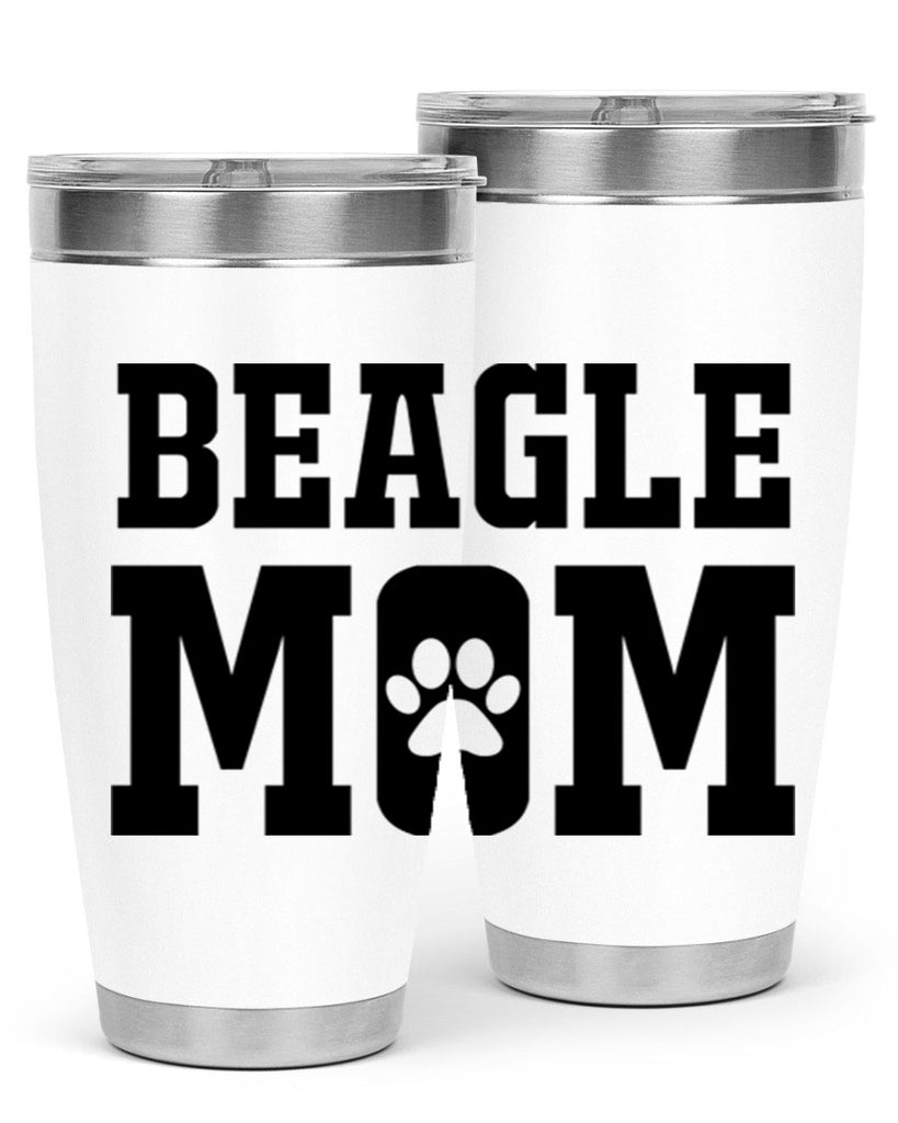 beagle mom 215#- mom- Tumbler