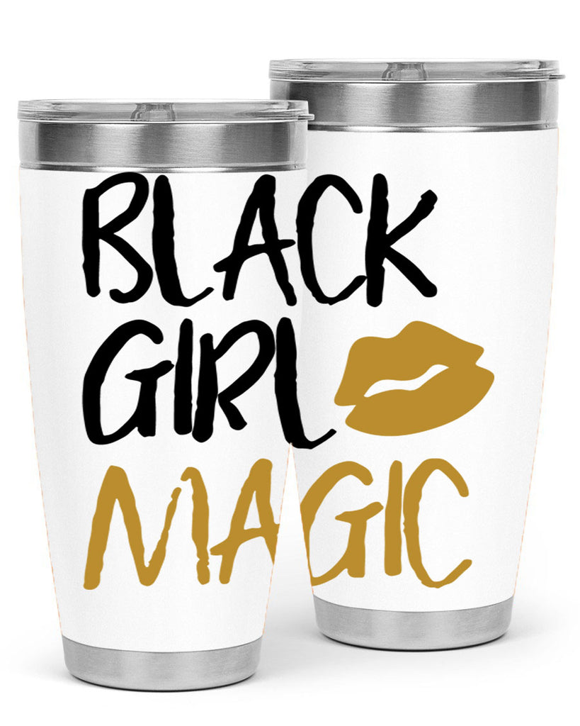 black girl magic lips cocoandbanana 245#- black words phrases- Cotton Tank