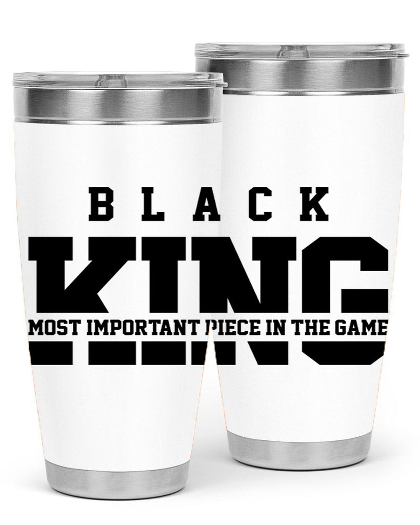 black king 230#- black words phrases- Cotton Tank