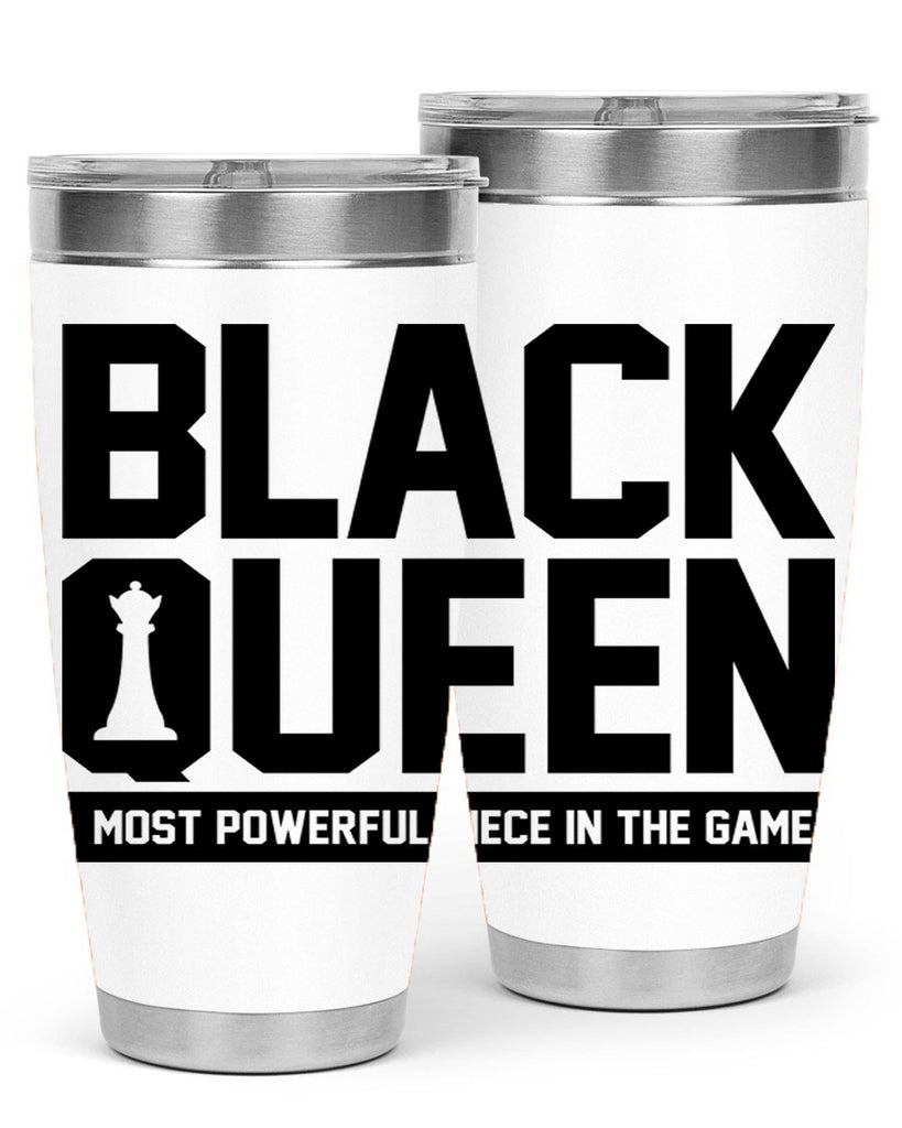 black queenchess 194#- black words phrases- Cotton Tank