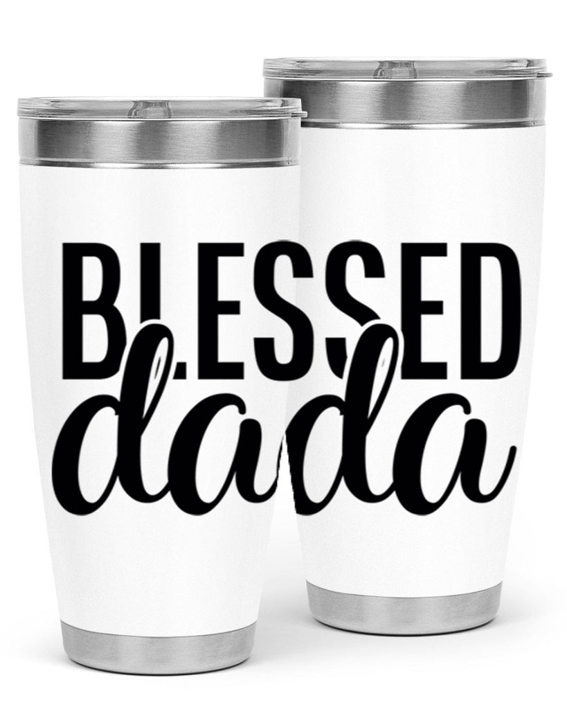 blessed dada 34#- dad- Tumbler