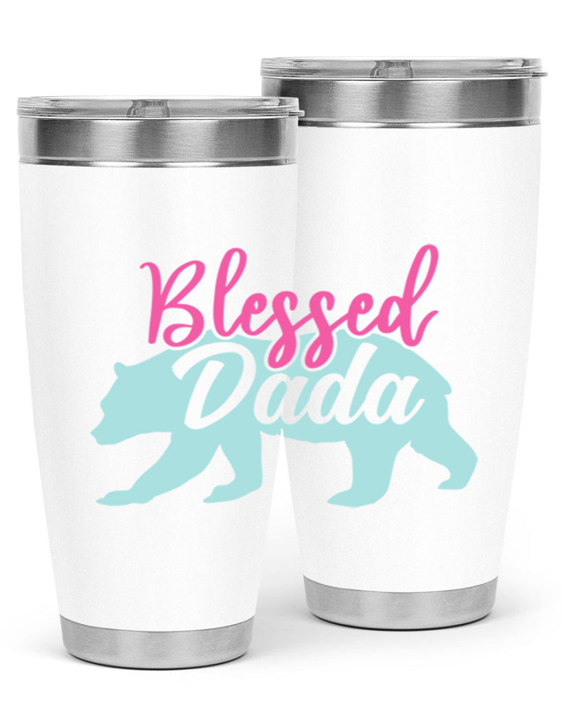 blessed dada 35#- dad- Tumbler