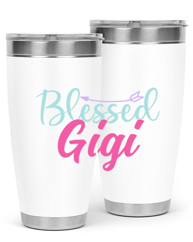 blessed gigi 65#- grandma - nana- Tumbler