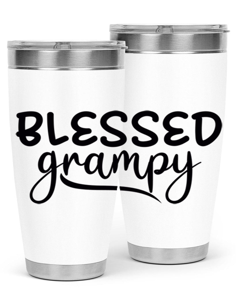 blessed grampy 77#- grandpa - papa- Tumbler