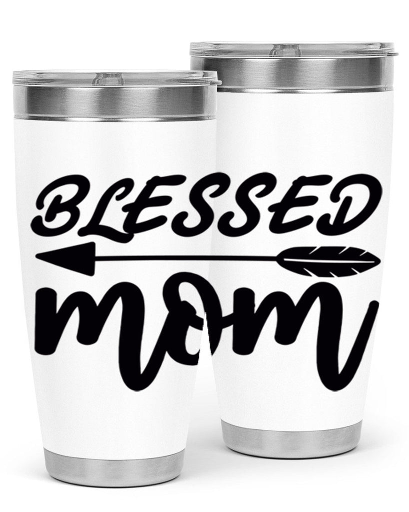 blessed mom 270#- mom- Tumbler