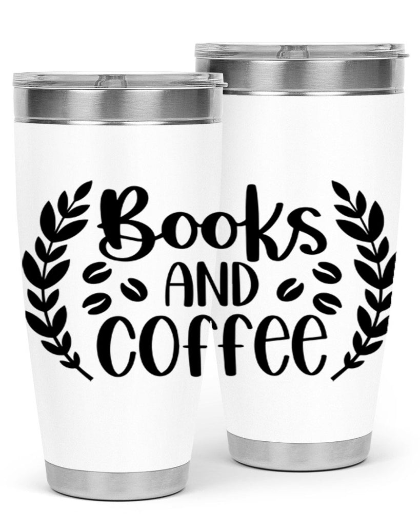 books and coffee 47#- reading- Tumbler