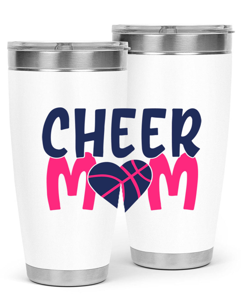 cheer mom 1746#- cheer- Tumbler