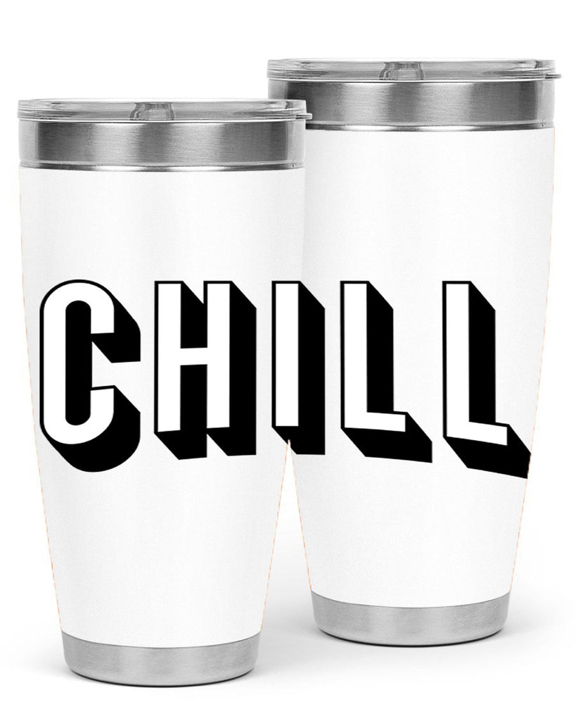 chill netflix 186#- black words phrases- Cotton Tank