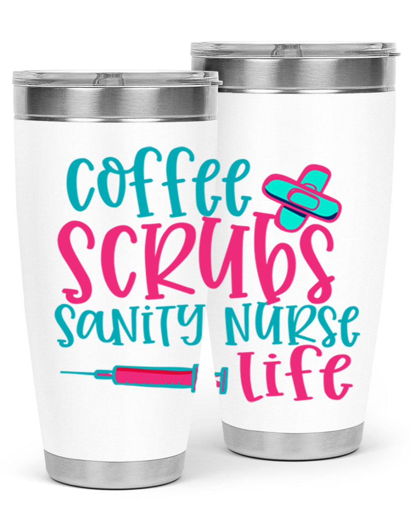 coffee scrubs sanity nurse life Style Style 207#- nurse- tumbler