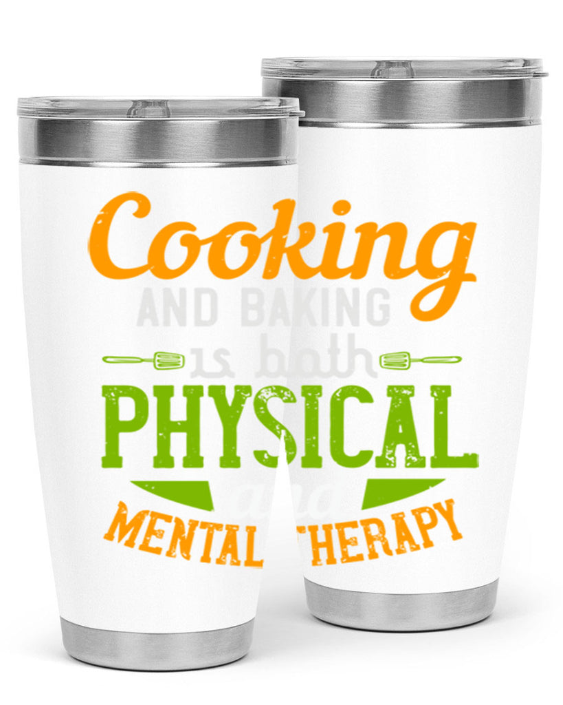 cooking and baking is both physical and mental therapy 1#- cooking- Tumbler