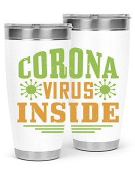 coronavirus inside Style 2#- corona virus- Cotton Tank