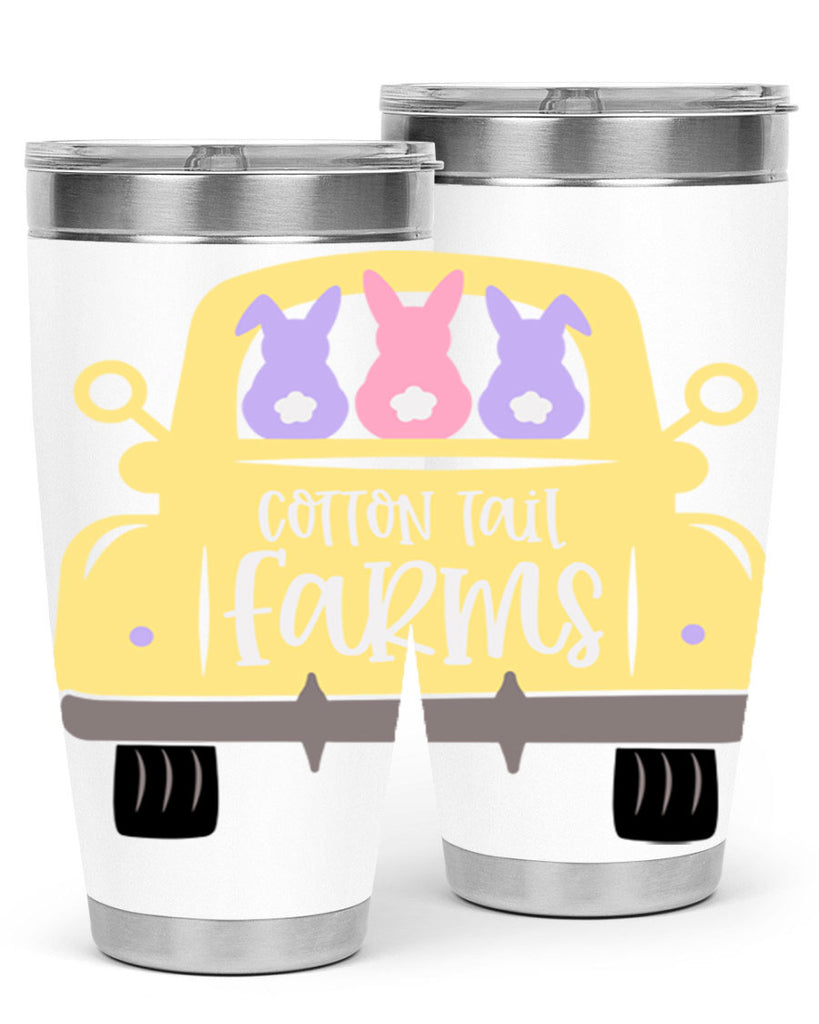 cotton tail farms 62#- easter- Tumbler