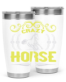 crazy horse Style 9#- horse- Tumbler