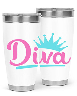 diva Style 121#- dog- Tumbler