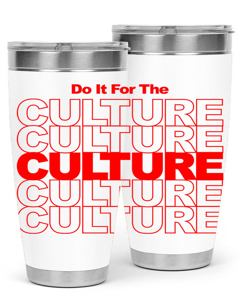 do it for the culture 170#- black words phrases- Cotton Tank