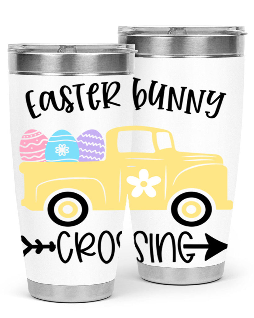 easter bunny crossing 59#- easter- Tumbler