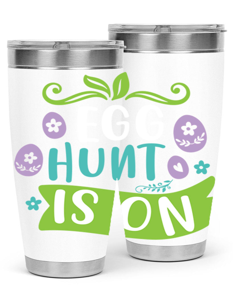 egg hunt is onn 95#- easter- Tumbler