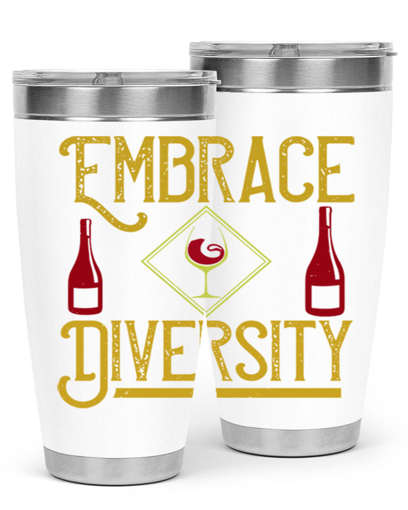 embrace diversity 218#- wine- Tumbler