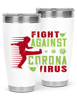 fight against corona virus Style 41#- corona virus- Cotton Tank