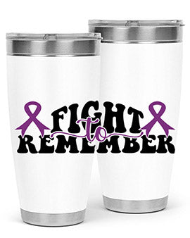 fight to remember 144#- alzheimers- Tumbler