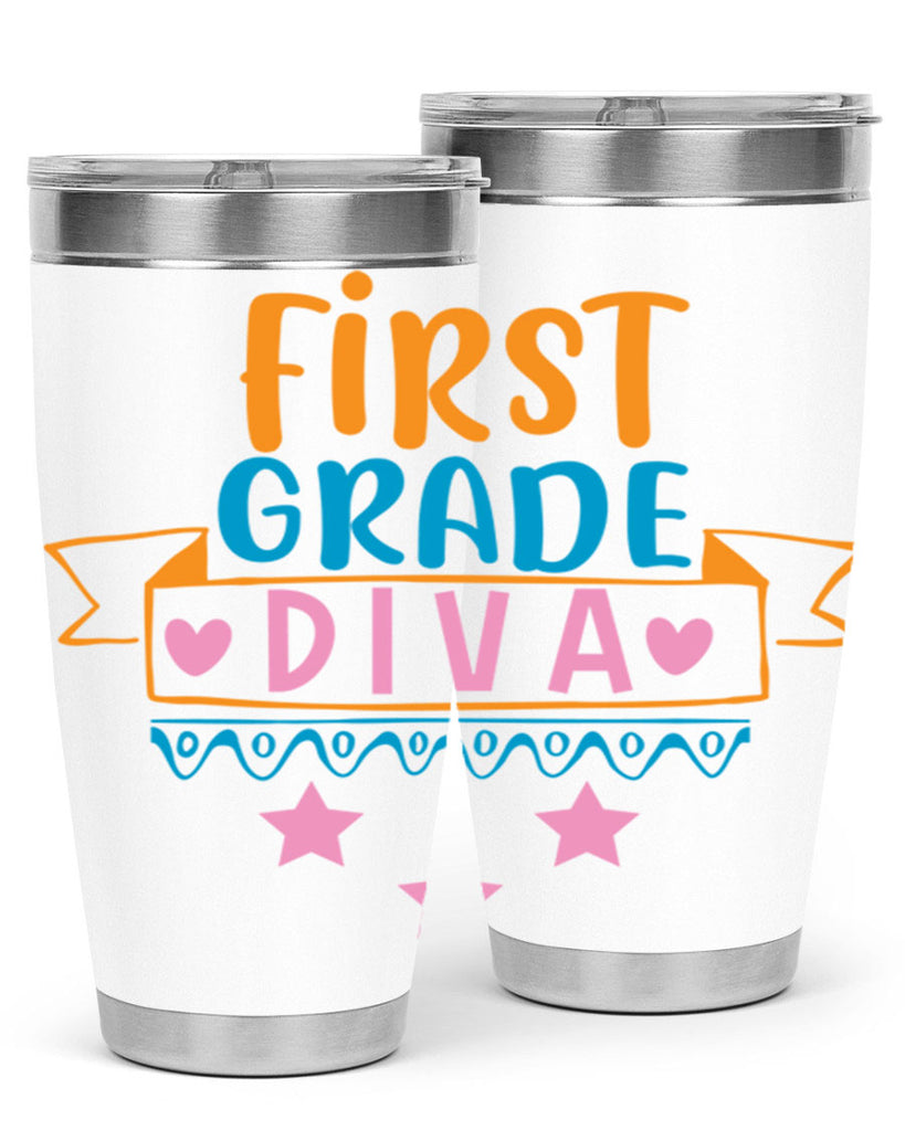 first grade diva 23#- 1st grade- Tumbler